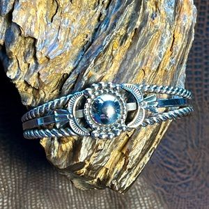 Rare Sterling Silver Cuff by David Reeves